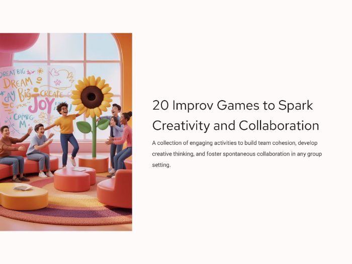 20 Improv Games for Drama Class