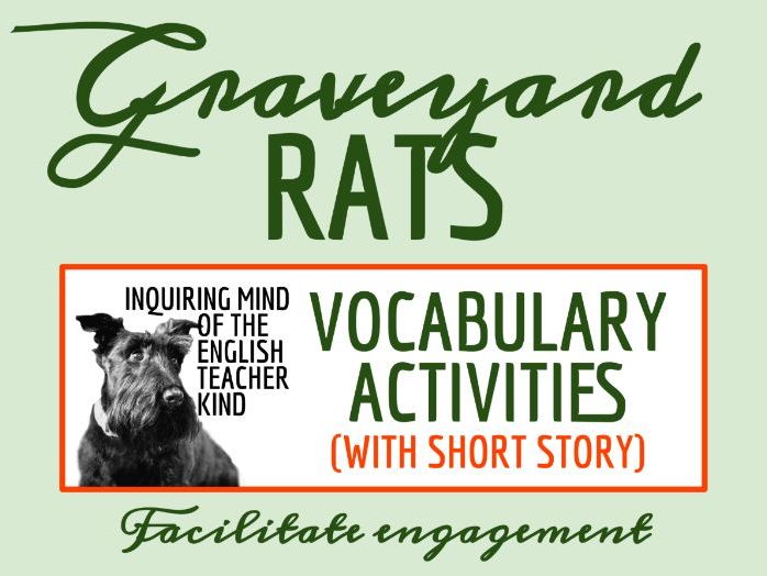 "The Graveyard Rats" by Henry Kuttner Vocabulary Games | Gothic Fiction | Halloween Short Story