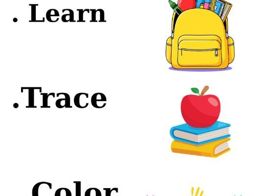 My First Colors | Printable Worksheets for Preschool & Kindergarten.