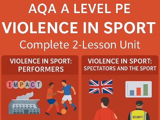 AQA A Level PE – Violence in Sport | Complete 2-Lesson Mini Unit