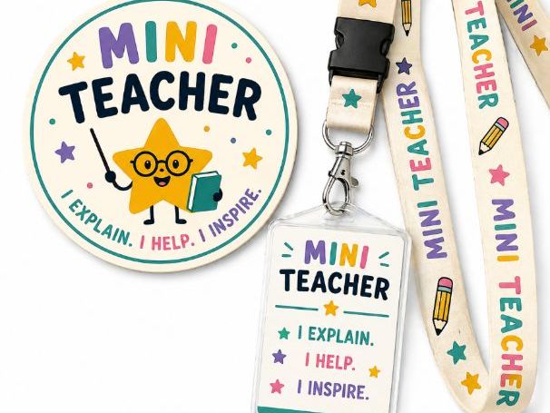 Mini Teacher Lanyard Cards – Classroom Leadership Resource