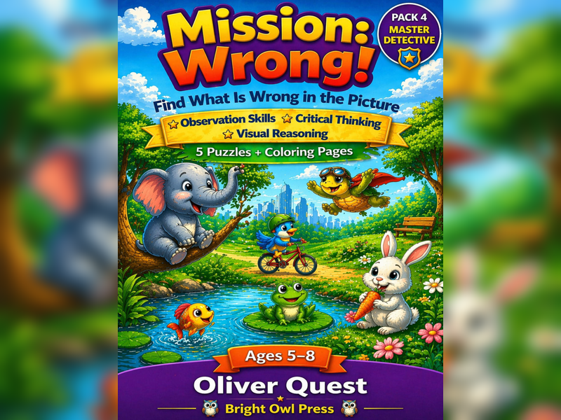 Mission: Wrong ! worksheets / Activity Pack 4