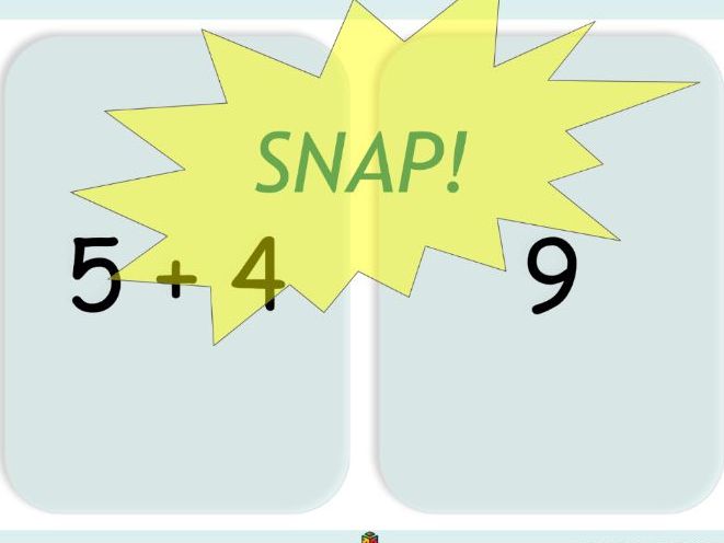 Addition and Subtraction within 100 SNAP! Maths starter, plenary, fluency practice, game
