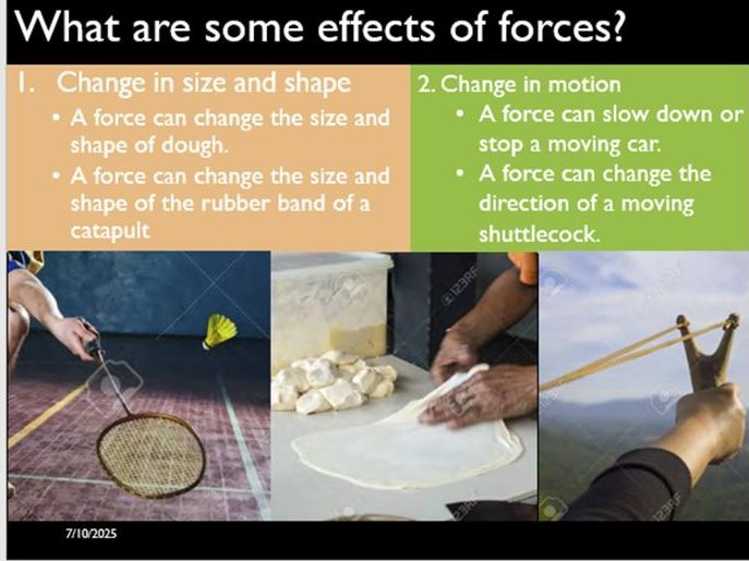 Effects of Force PowerPoint for IGCSE Physics