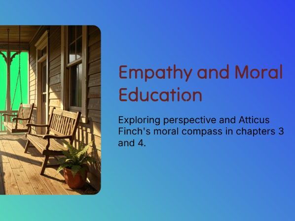 KS3 - To Kill a Mockingbird – Miss Caroline, Empathy & Early Foreshadowing