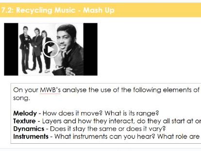 Year 7 Recycling Music – Mash-Up | KS3 Music Lesson 4