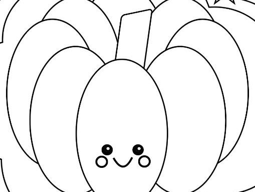 Free Autumn Colouring Page