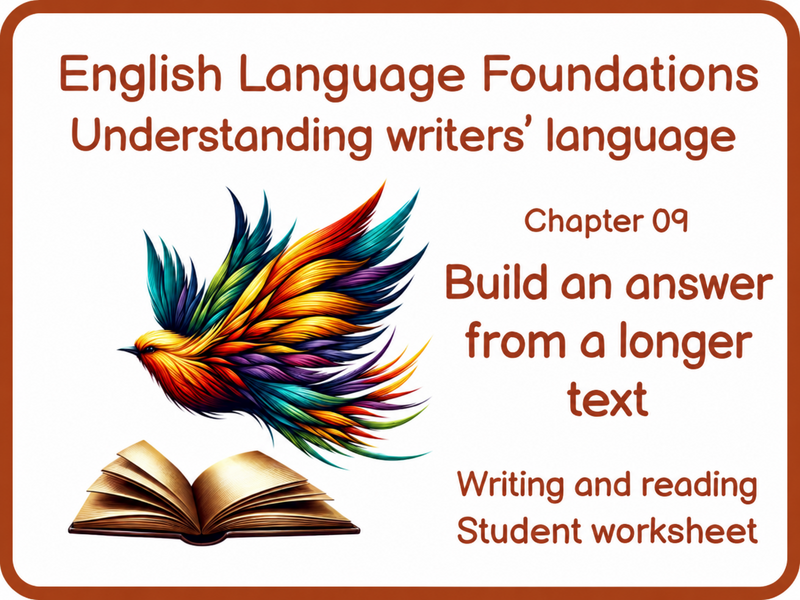 KS3 GCSE English Language: Longer Text Analysis | SEN