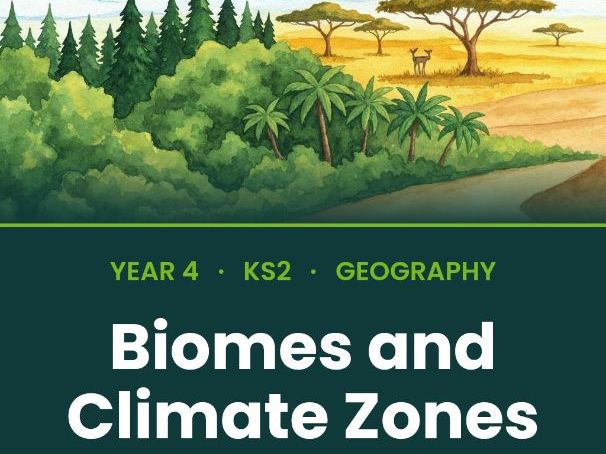 Biomes and Climate Zones | Year 4 Geography | Rainforest Desert Tundra Savanna
