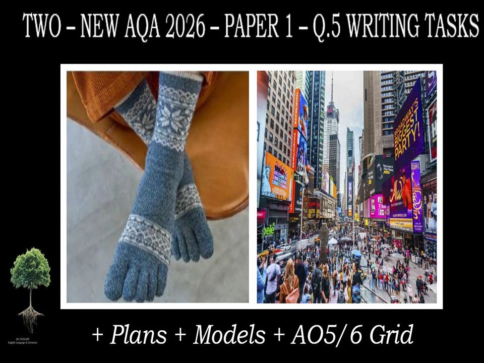 QUESTION 5 - TWO FULL WRITING TASKS | 2026 PAPER 1 | PLANS | AO GRID | MODELS