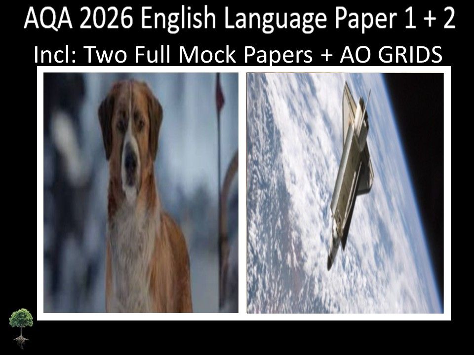 AQA 2026 English Language Paper 1 + 2 Mocks | AO GRIDS