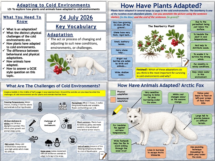 Cold Environments: Adapting to Cold Environments