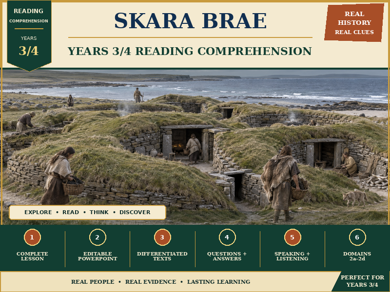 Year 3/4 Reading Comprehension - Skara Brae