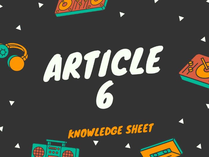 OCR LAW: HUMAN RIGHTS ARTICLE 6 AO1 SHEET