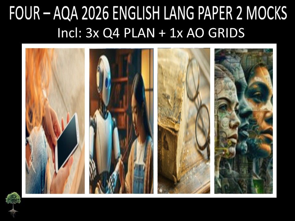 FOUR - AQA PAPER 2 | 2026 FULL MOCKS | Q4 PLAN | AO GRIDS
