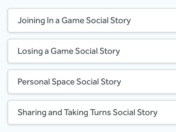 Social Skills and Playtime Social Story Bundle