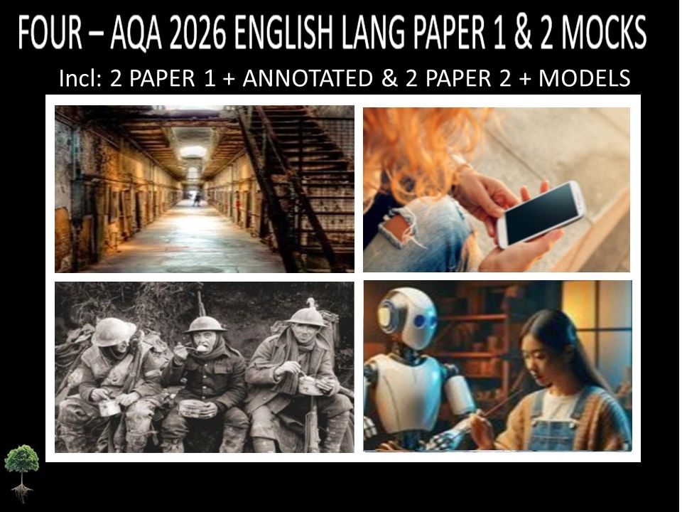 FOUR - AQA PAPER 1 & 2 | 2026 FULL MOCKS | ANNOTATED | MODELS