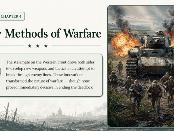 iGCSE History - Depth Study A  Why was there stalemate on the Western Front?