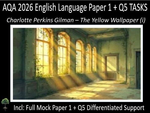 One AQA 2026 English Language Paper 1 Mock | Q5 TASKS - (Gil-i)