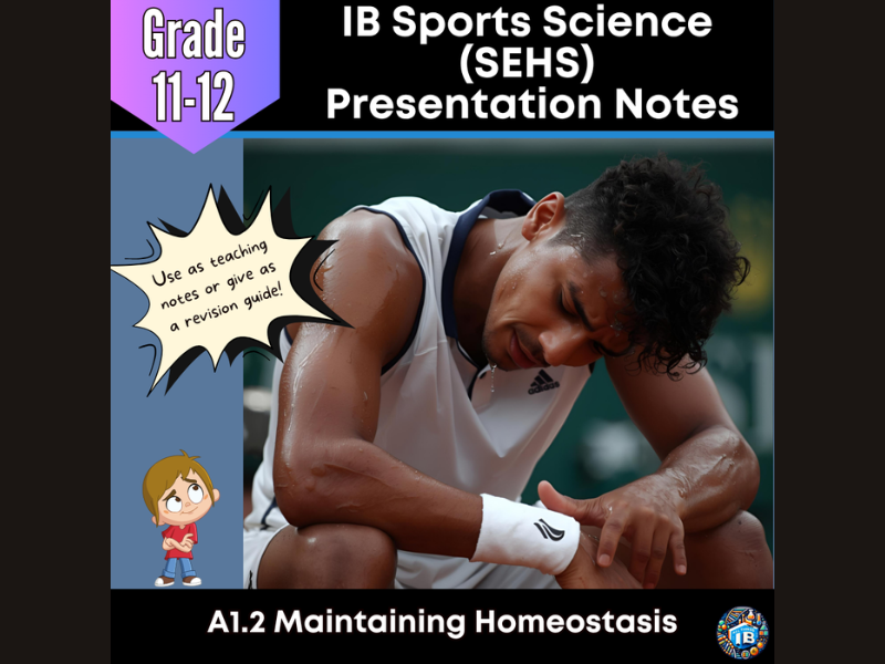 IB SEHS A1.2: Maintaining Homeostasis Teaching Notes & Revision Guide 2026