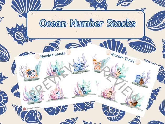 Ocean Number Stacks (0-10)