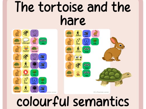 The tortoise and the hare colourful semantics