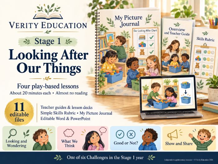 Global Perspectives Stage 1: Looking After Our Things (Year 1 Enquiry)