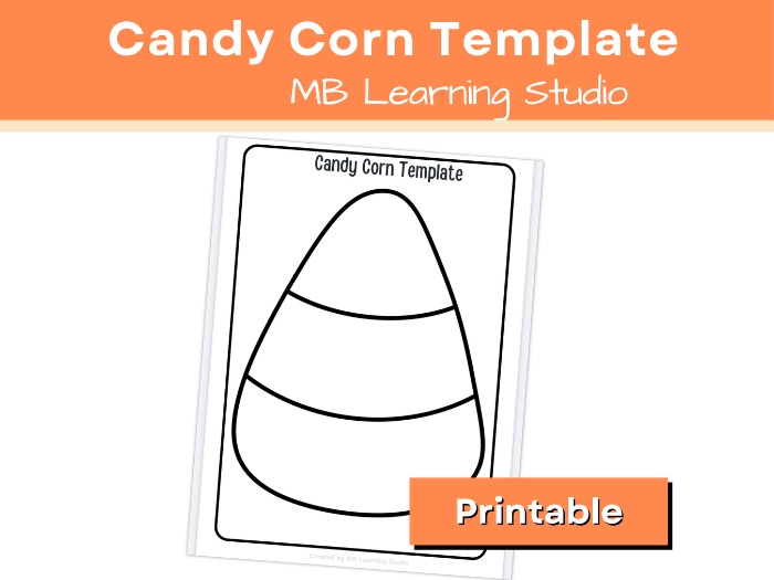 Halloween Candy Corn Art Template – Creative Craft Activity for EYFS, KS1 & Kindergarten