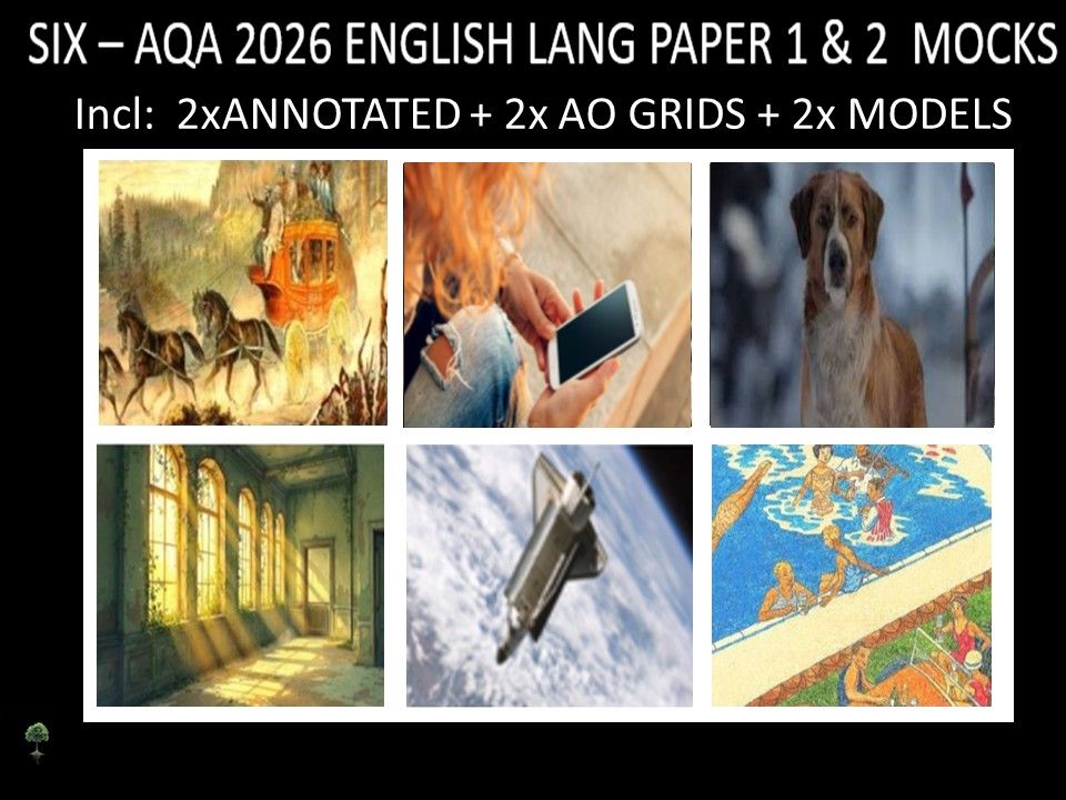 SIX - AQA PAPER 1 & 2 | 2026 FULL MOCKS | ANNOTATED | AO GRIDS | MODELS