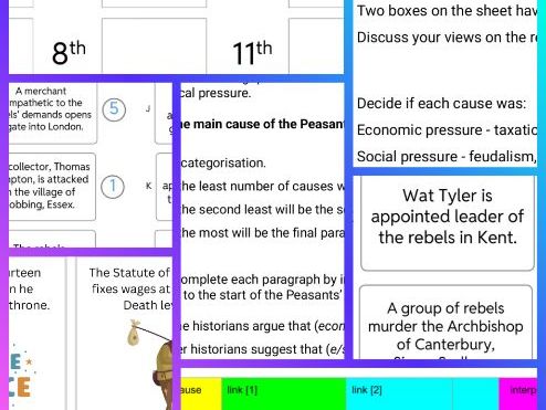 The Peasants' Revolt - Essay Planner