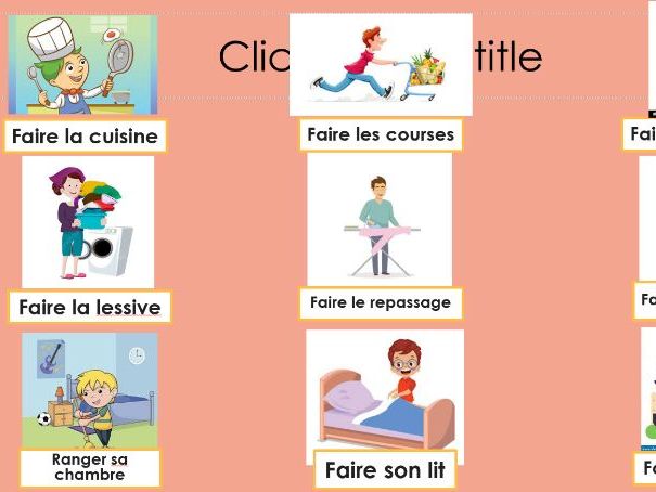GCSE French - Chez moi, je...