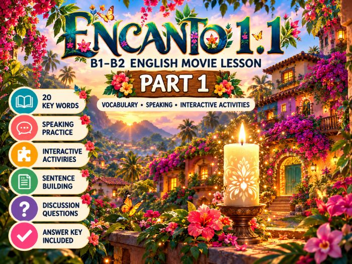Encanto 1.1 | B1–B2 English Movie Lesson