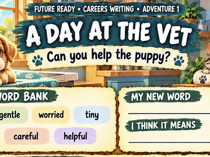 Careers Writing Adventures – Primary and SEND Creative Writing Worksheets