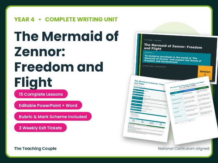 The Mermaid of Zennor: Freedom and Flight | Year 4 English Unit