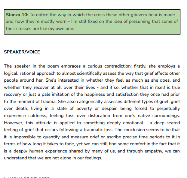 I measure every Grief I meet by Emily Dickinson - Study Guide ...
