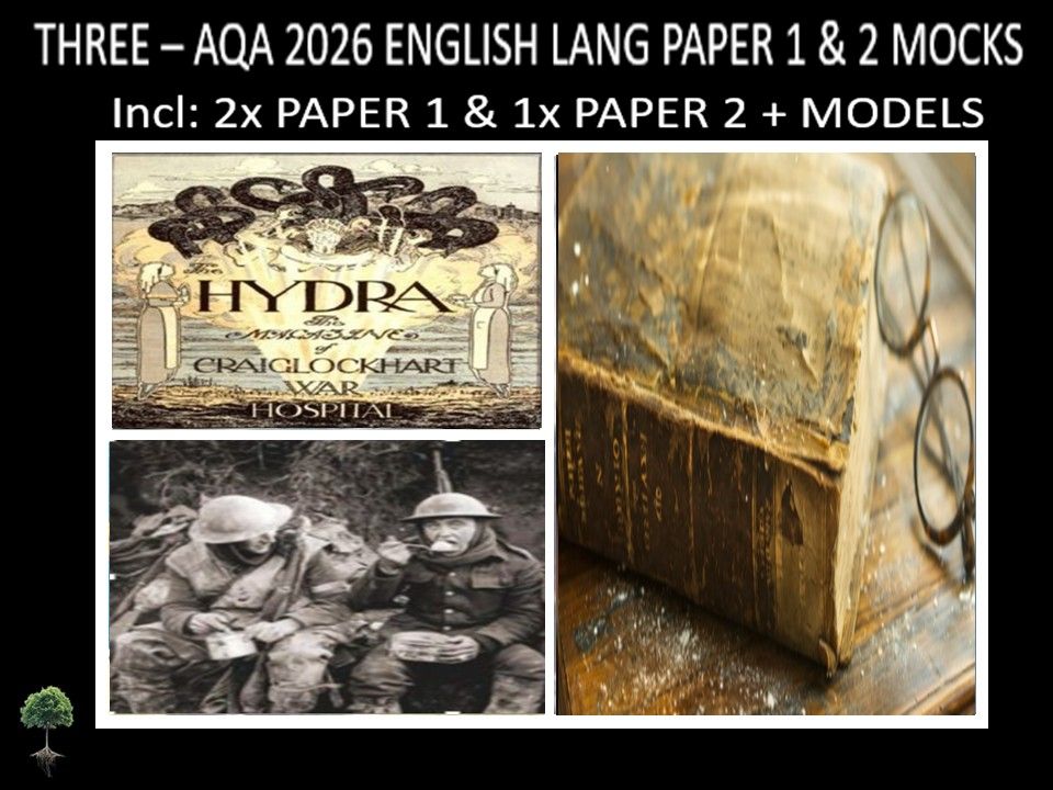 THREE - AQA PAPER 1 & 2 | 2026 FULL MOCKS | MODELS
