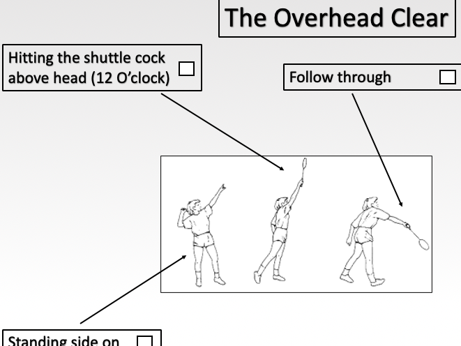 Overhead Shot Badminton Overhead Shot Badminton