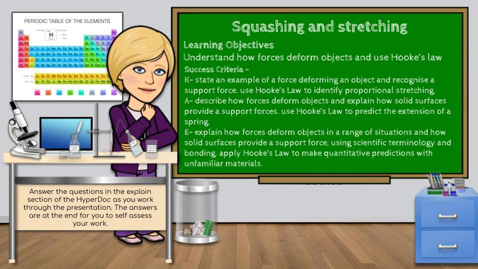 1.3.2 Squashing and stretching Distance learning (AQA KS3 Activate 2