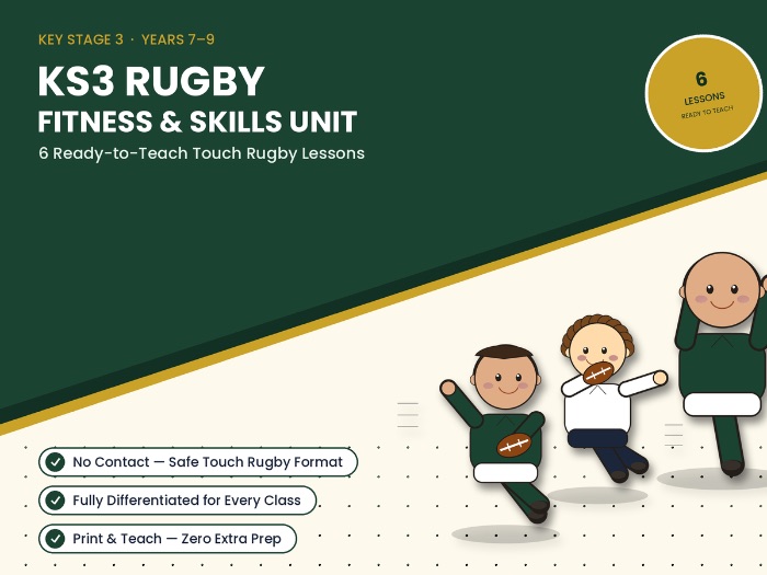 Touch Rugby scheme of work for KS2 & KS3