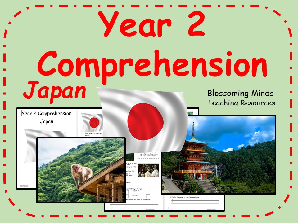 KS1 Comprehension Nonfiction Japan Teaching Resources