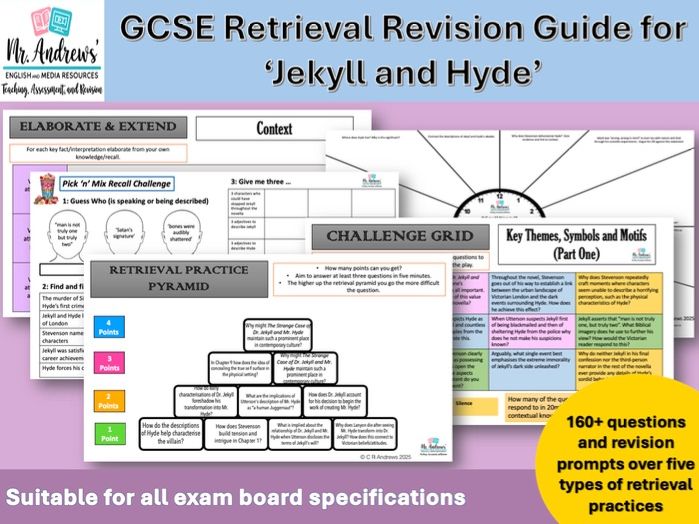 Jekyll & Hyde Retrieval Revision Booklet