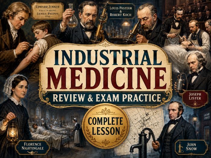 Industrial Medicine Review and Exam Practice | Complete GCSE History Lesson
