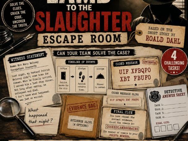 Lamb to the Slaughter Escape Room