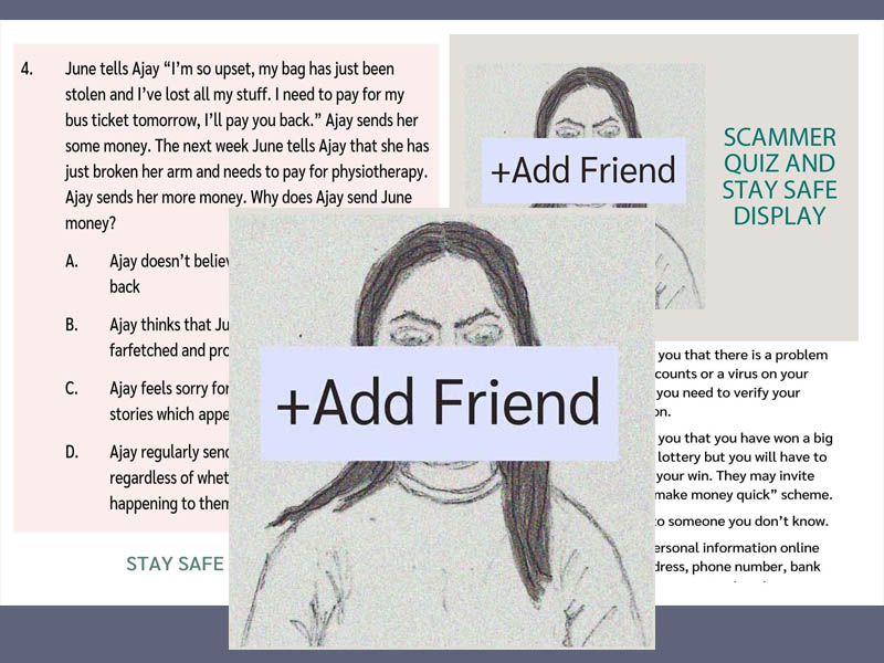 Online Safety - Scammer Quiz and Display (US)