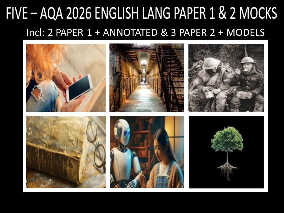 FIVE - AQA PAPER 1 & 2 | 2026 FULL MOCKS | ANNOTATED | MODELS