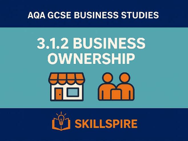 AQA GCSE Business – Types of Business Ownership (3.1.2) | Complete Lesson | PPT + Worksheet + Exam ?