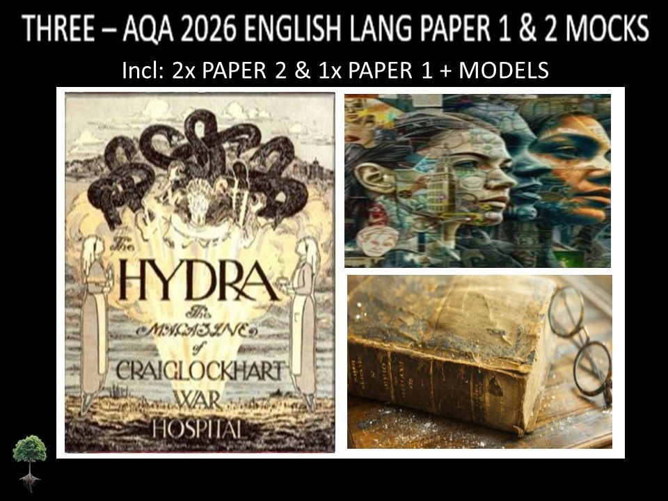 THREE - AQA PAPER 1 & 2 | 2026 FULL MOCKS | MODELS