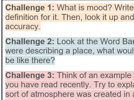 KS3 To Kill A Mockingbird: Exploring Mood