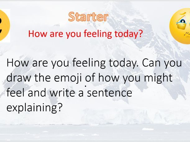 Social and emotional learning lesson with activity