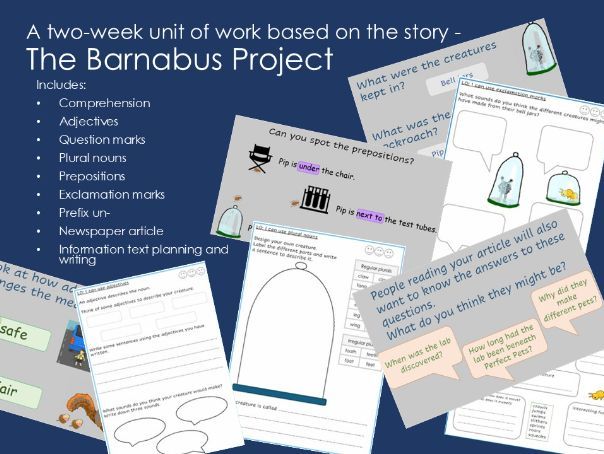The Barnabus Project - KS1 English unit of work